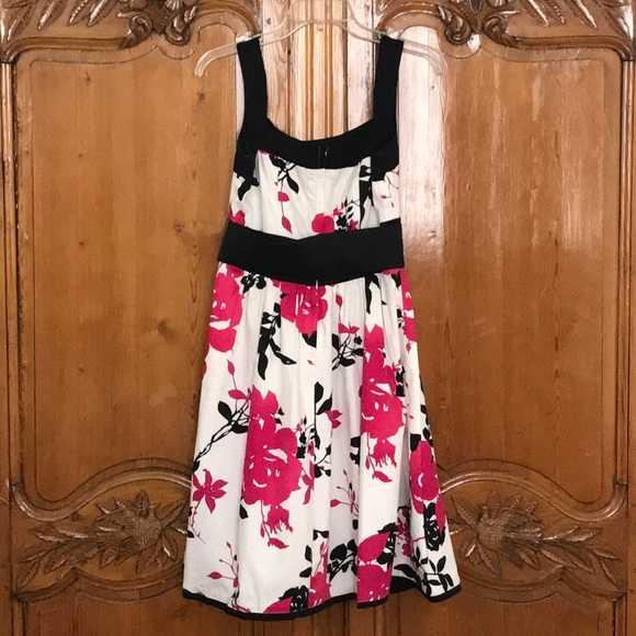 Corey P Bright White and Pink Floral Sundress - Picture 2 of 5